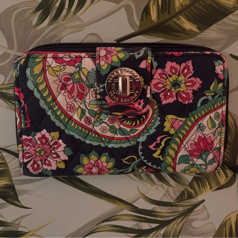 Vera Bradley Turnlock Wallet